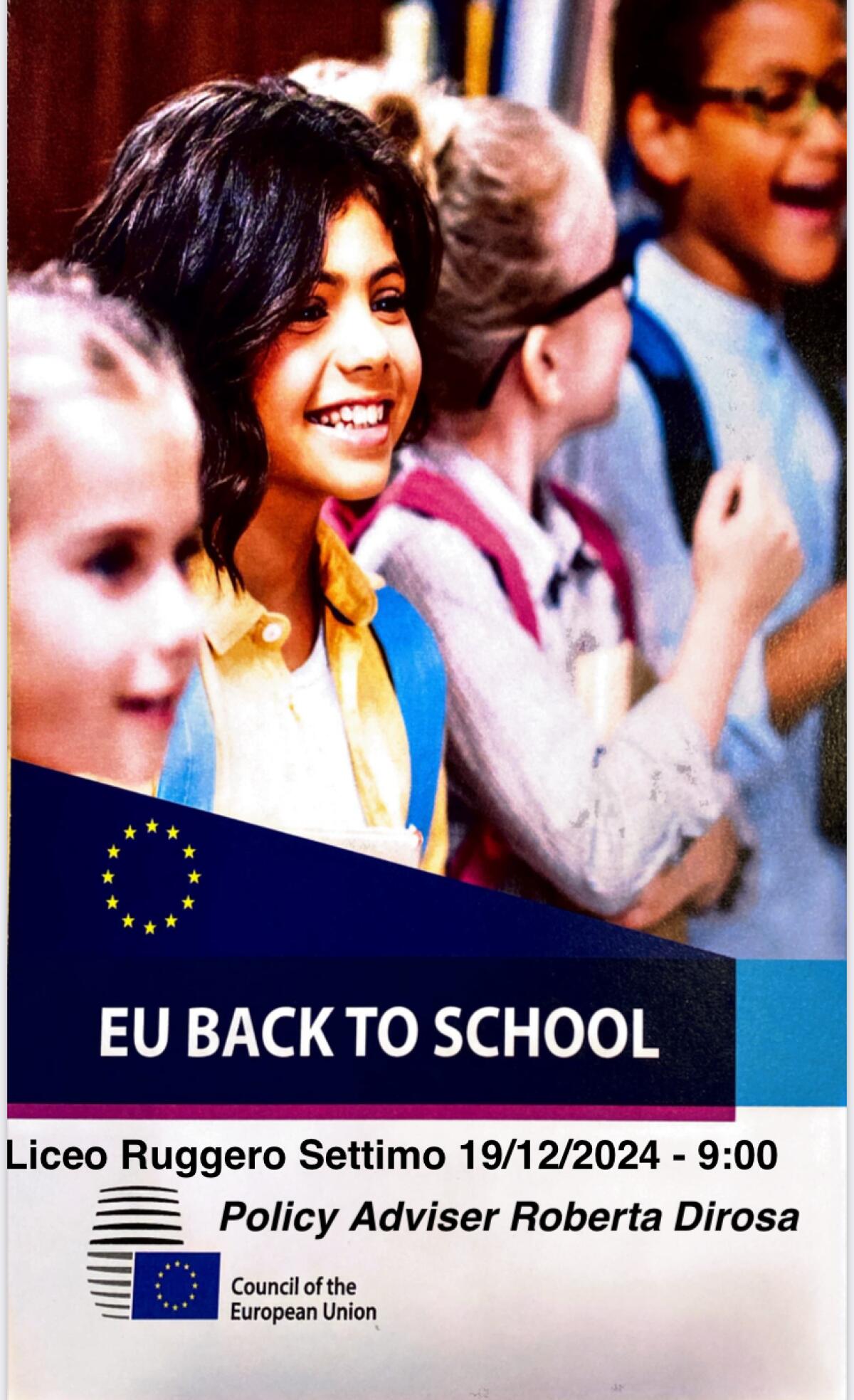 Da ex-allieva a funzionaria delle istituzioni Europee. L’esperienza di Roberta Dirosa al servizio degli studenti nisseni - 
