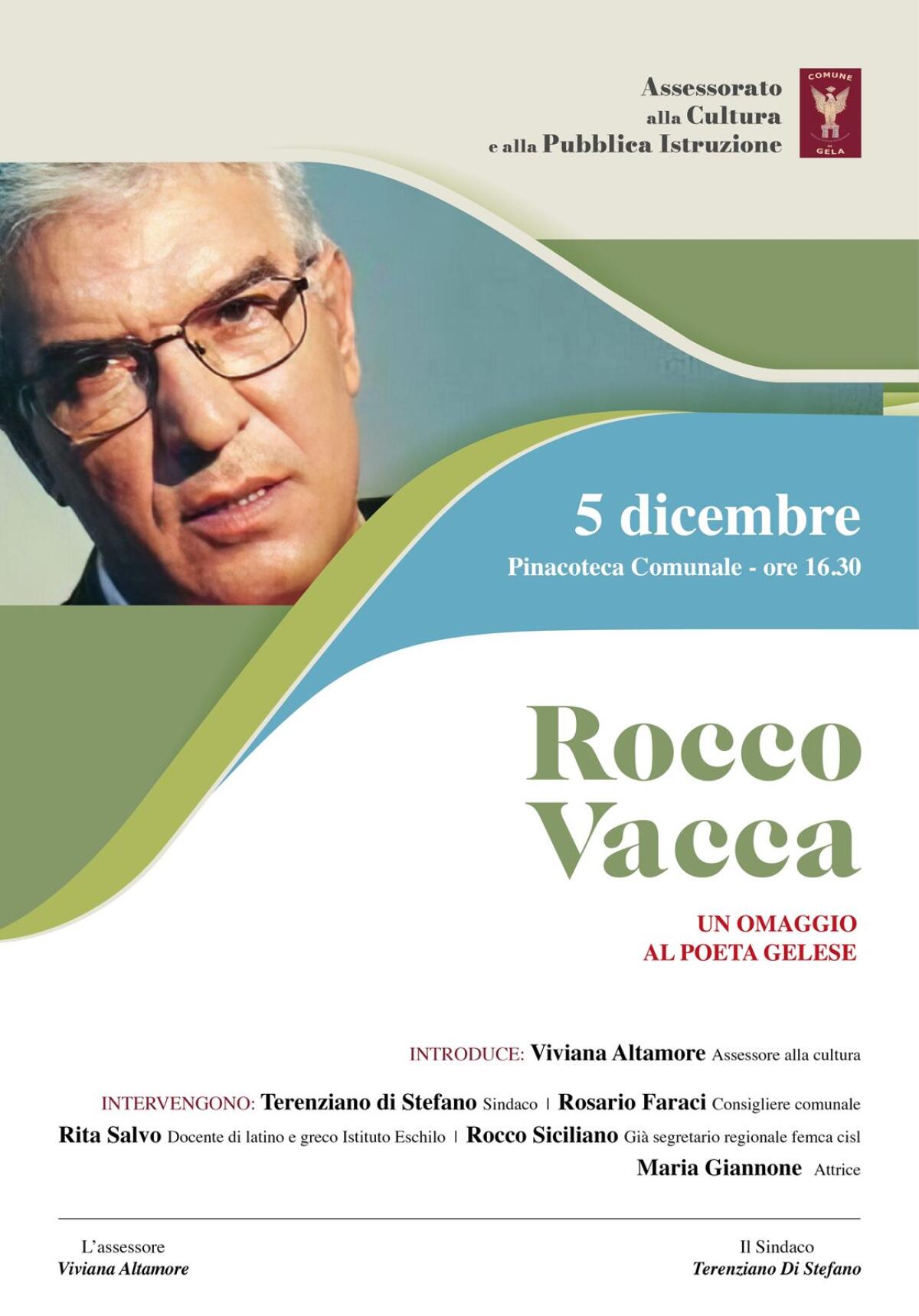 Omaggio al poeta Rocco Vacca - 