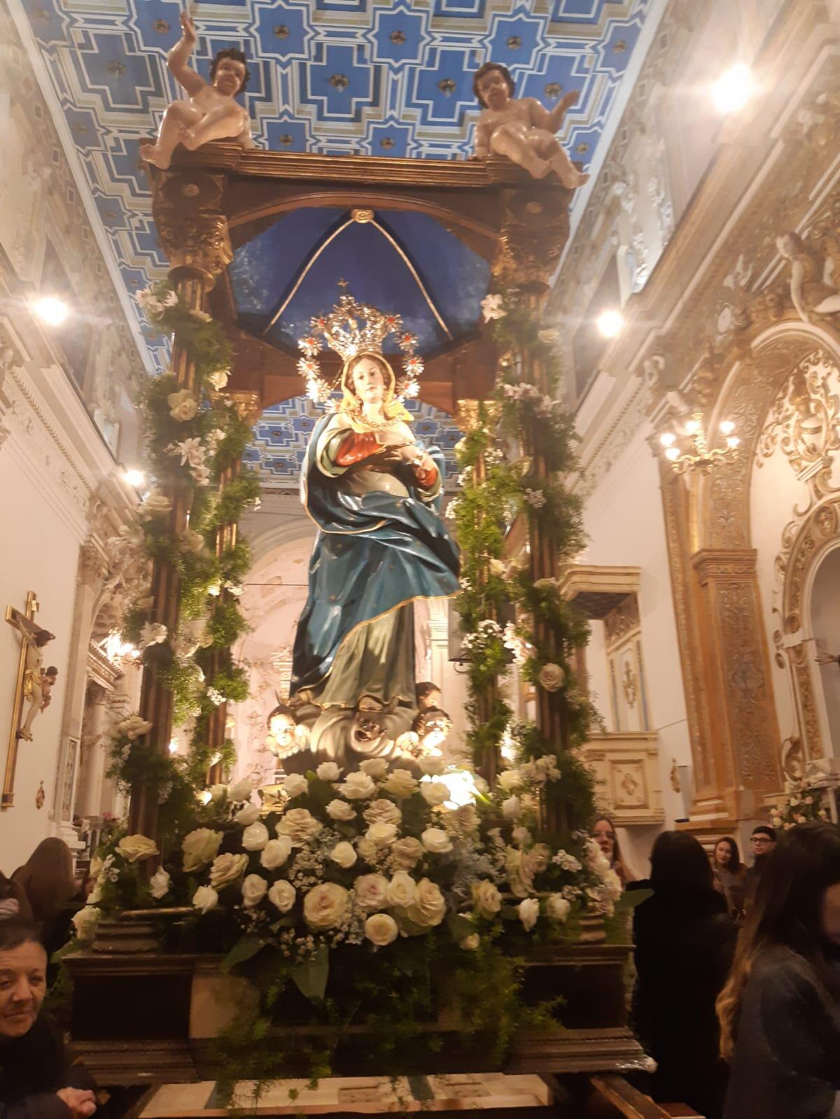 È stata annullata per il maltempo la processione dell&#8217;Immacolata - 