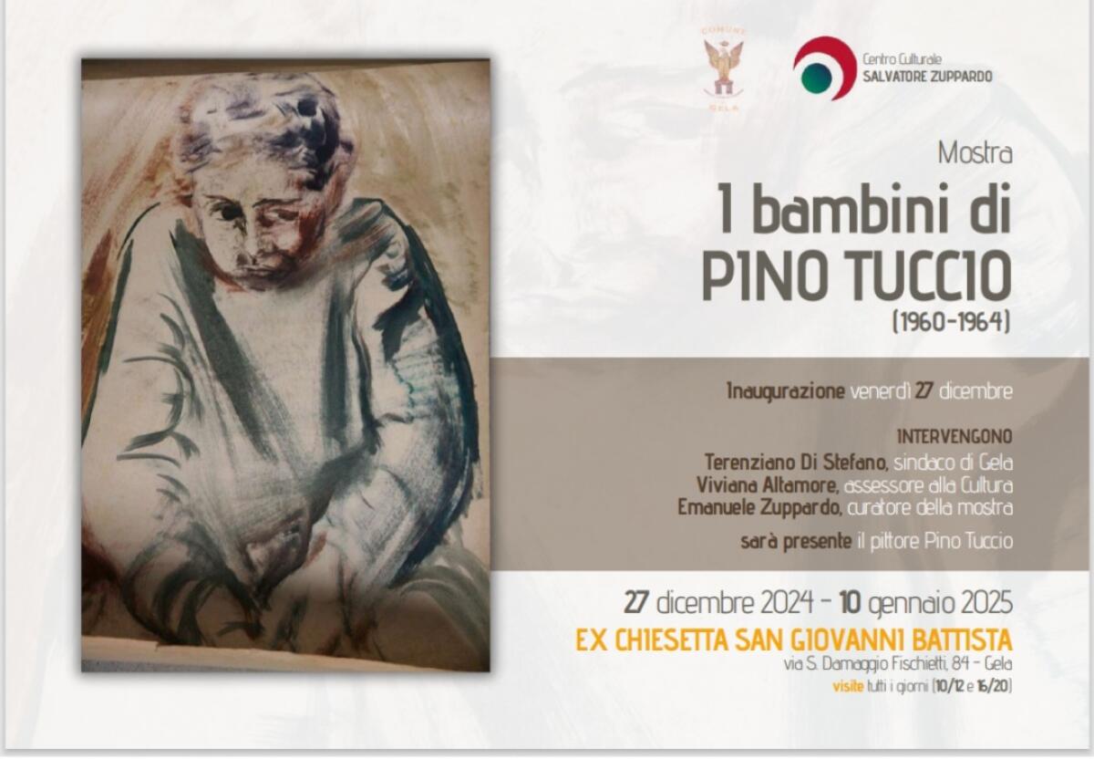 I bambini di Pino Tuccio domani a San Giovanni - 