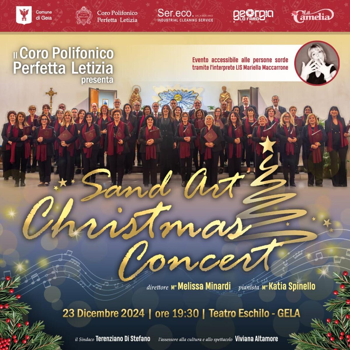 &#8216;Sand Art Christmas Concert&#8217;, il concerto dell&#8217;inclusione - 