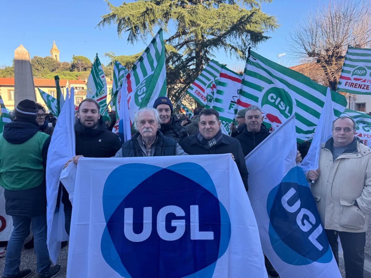 Alario (Ugl) presente alla manifestazione di Calenzano:”la sicurezza deve essere un valore” -