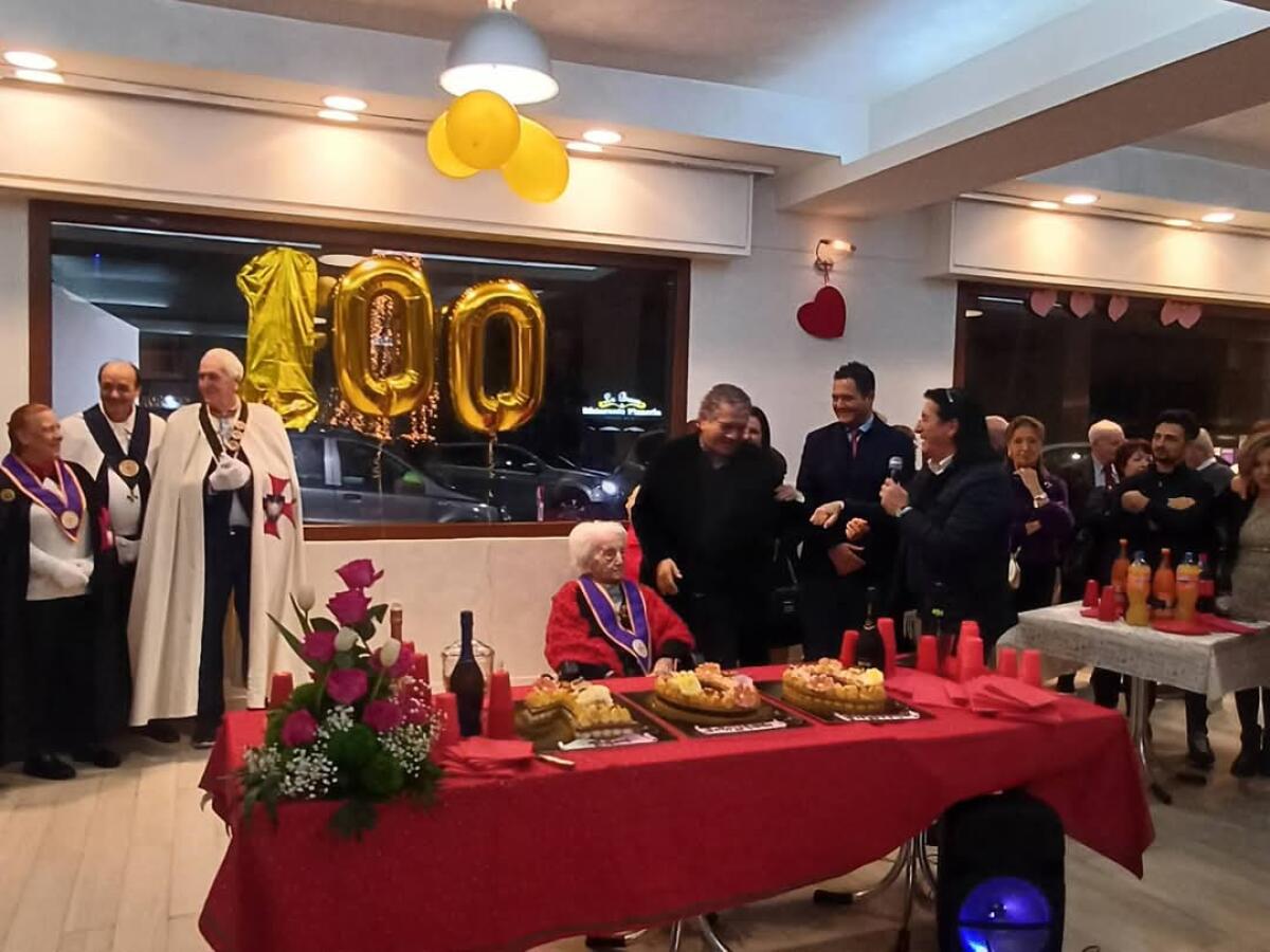 Grande festa per i 100 anni di Giuseppina Legname - 