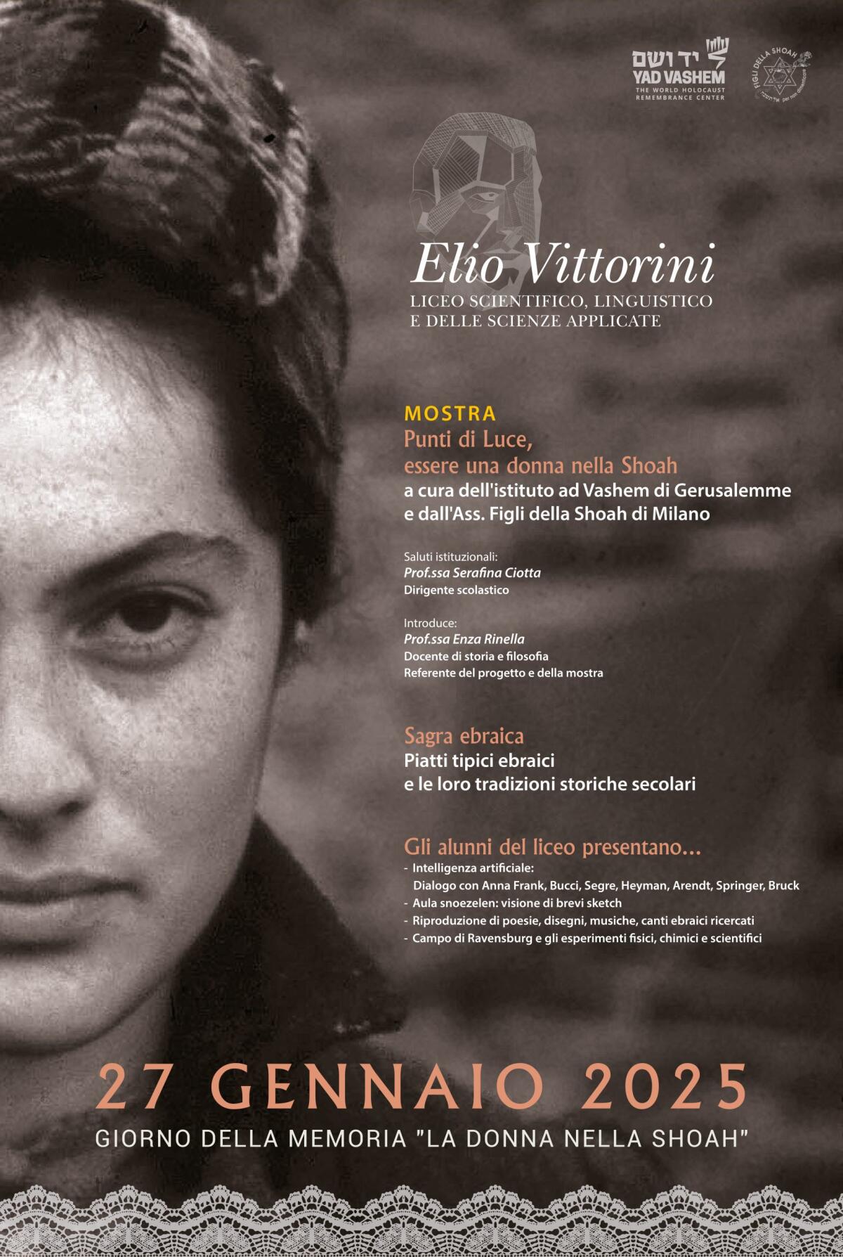 Maratona di memoria della Shoah al Liceo Vittorini -