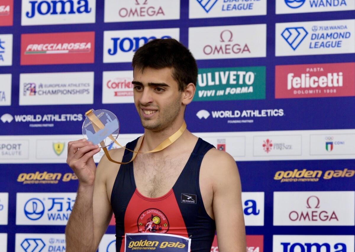 Atletica, secondo posto per Salvatore Bianca al meeting internazionale di Ancona -