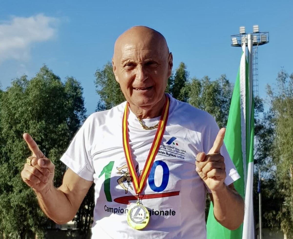 Nuovi record per Zito, 18º al mondo nel ranking M70 dei 1500 metri - 
