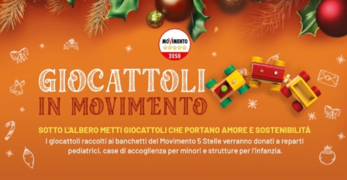 Domani mattina a Macchitella l’iniziativa del M5s “Giocattoli in movimento” -