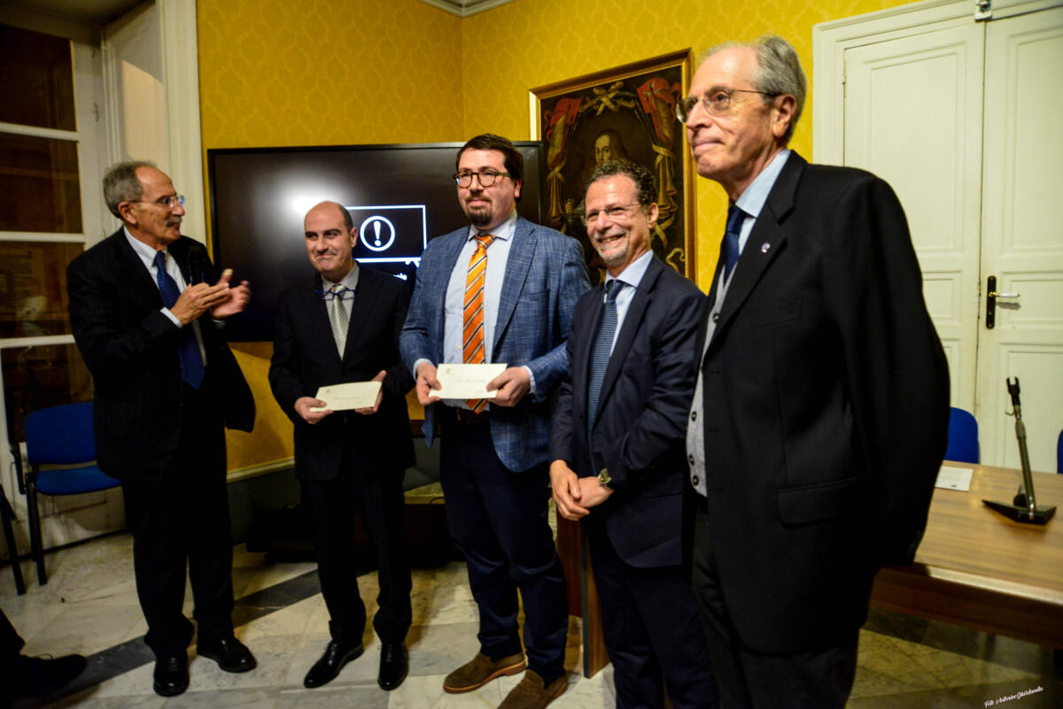 Cerimonia di consegna dei premi di fisica Grimaldi - KistenpassAB C