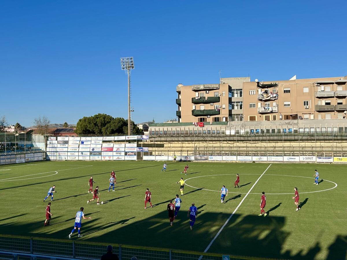 Gela, il 2025 inizia benissimo: splendido 3-0 al Casteldaccia e vetta a -2 -