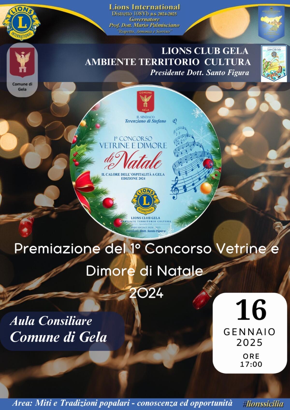 Concorso “Vetrine e dimore di Natale”, giovedì la premiazione -