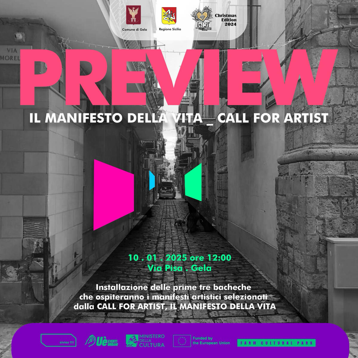 Domani in via Pisa la Preview del progetto “Il Manifesto della Vita” -