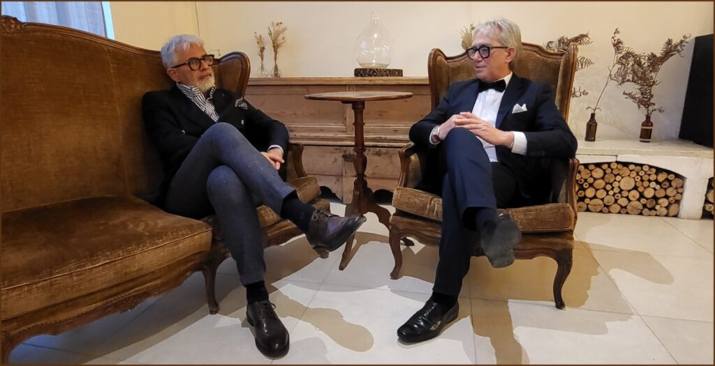 Gli editori Francesco Mangione e Gaetano Casciana