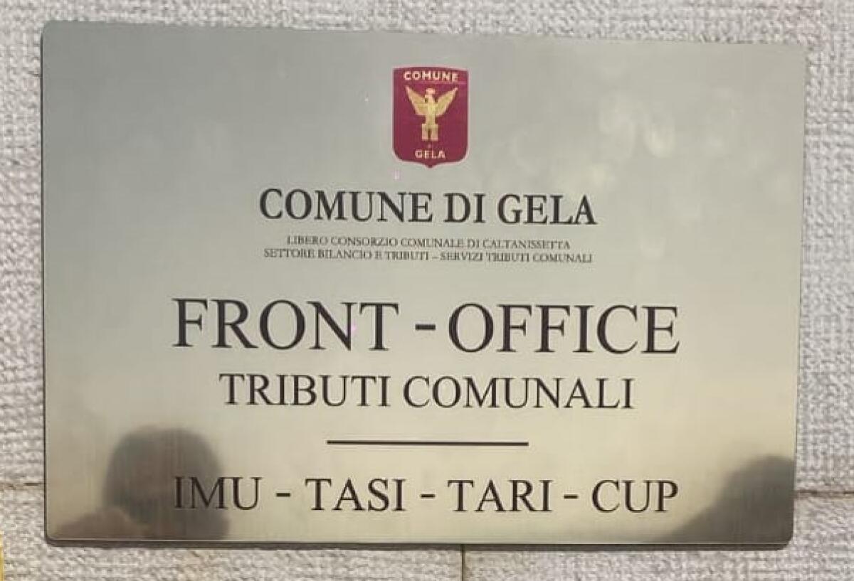 Da lunedì sportello front office sui tributi locali -