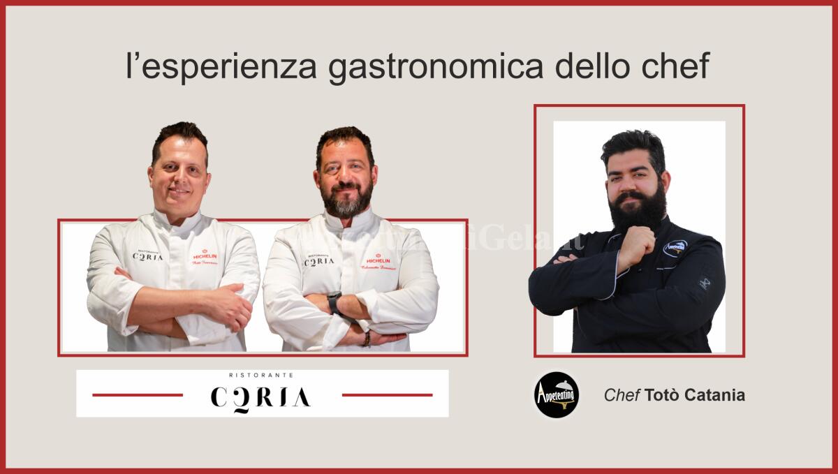 Il meraviglioso viaggio gastronomico dello chef Totò Catania vissuto da Coria - 