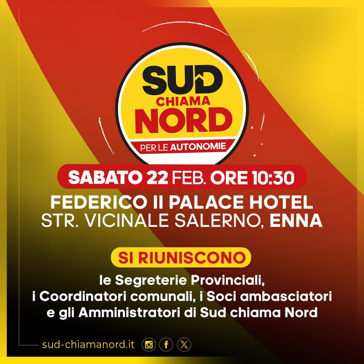 Riunione delle segreterie provinciali di Sud Chiama Nord - 