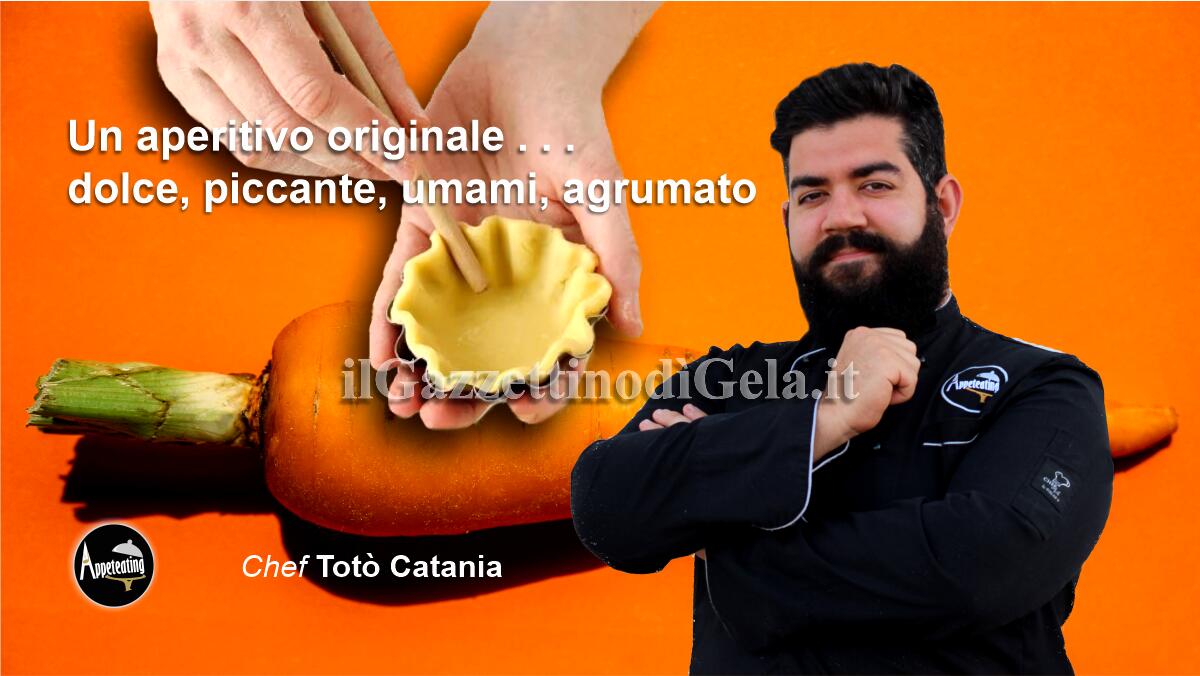 Lo chef Totò Catania propone: crema di carote, miso e arancia -