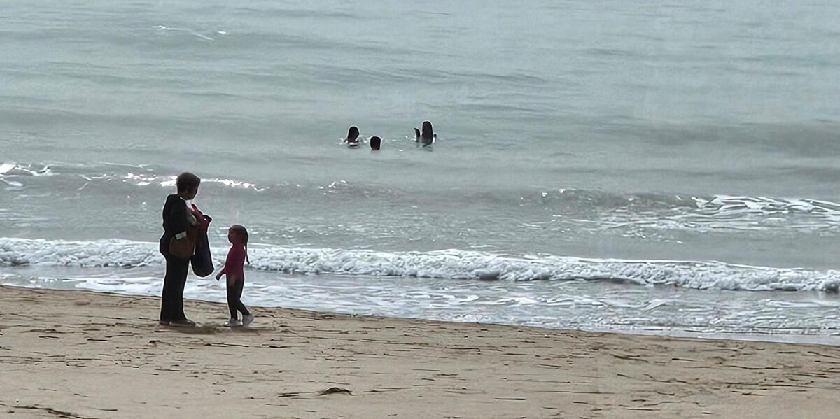 Sabato solare:primi bagni a mare e 5 bus di turisti in sosta lungo viale Indipendenza - 
