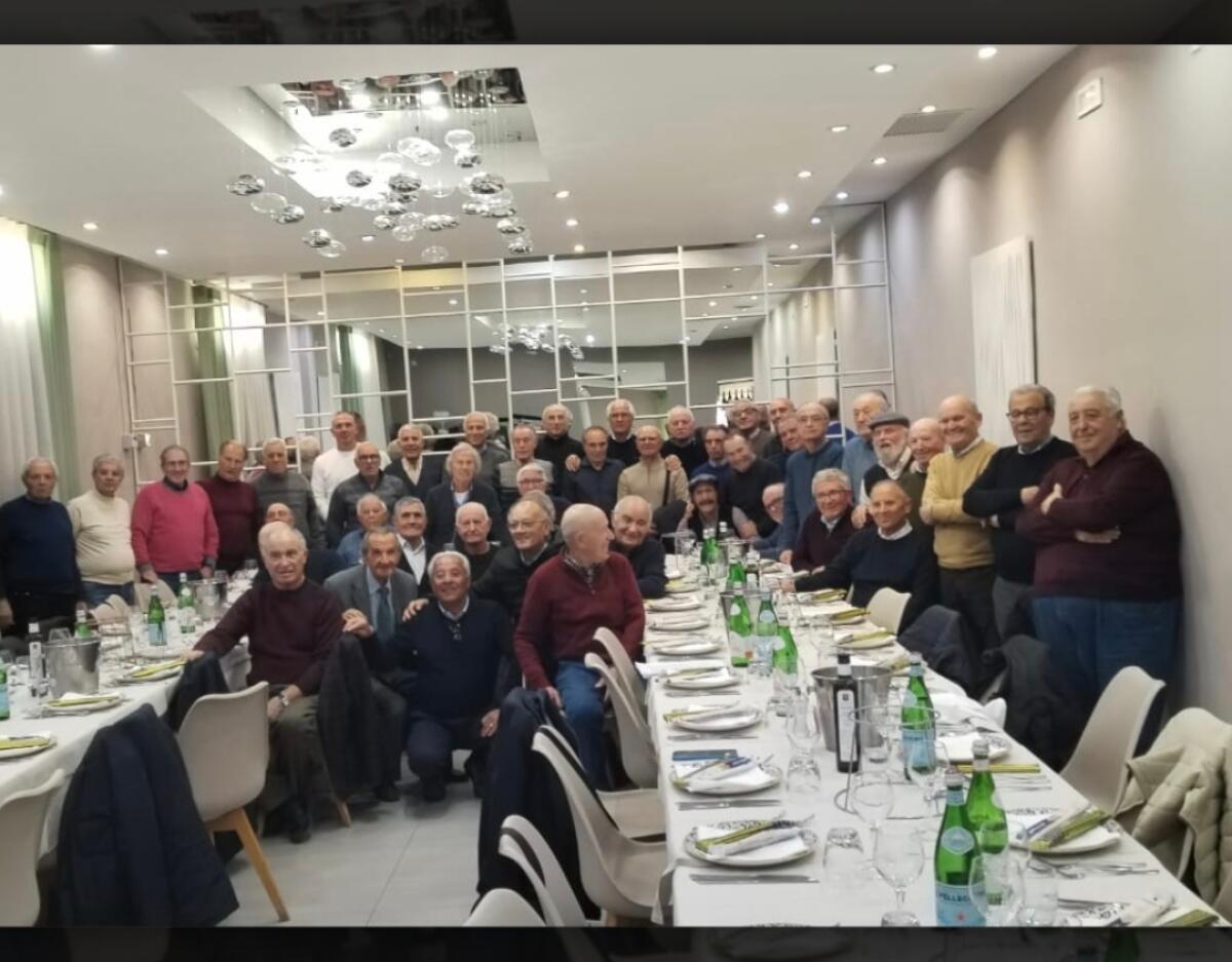 Decimo pranzo annuale degli ex colleghi di lavoro all&#8217;Anic di Gela - 