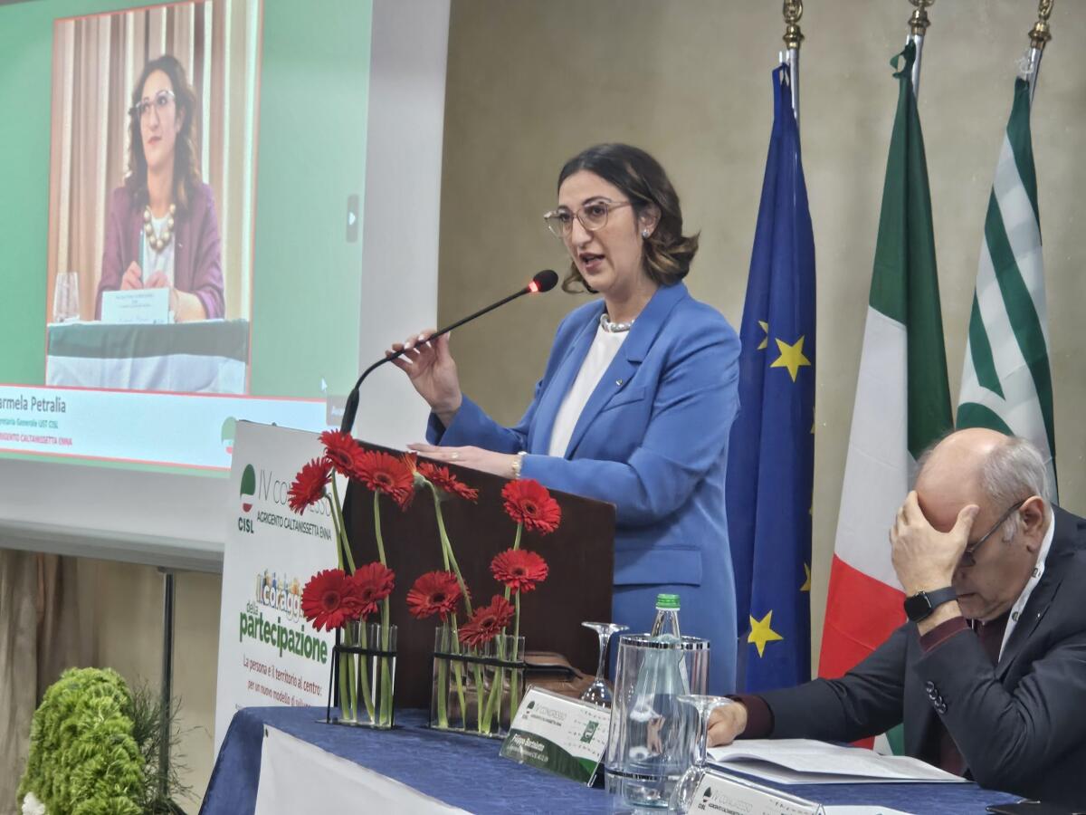 Carmela Petralia confermata segretaria generale Cisl Ag-Cl-En - 