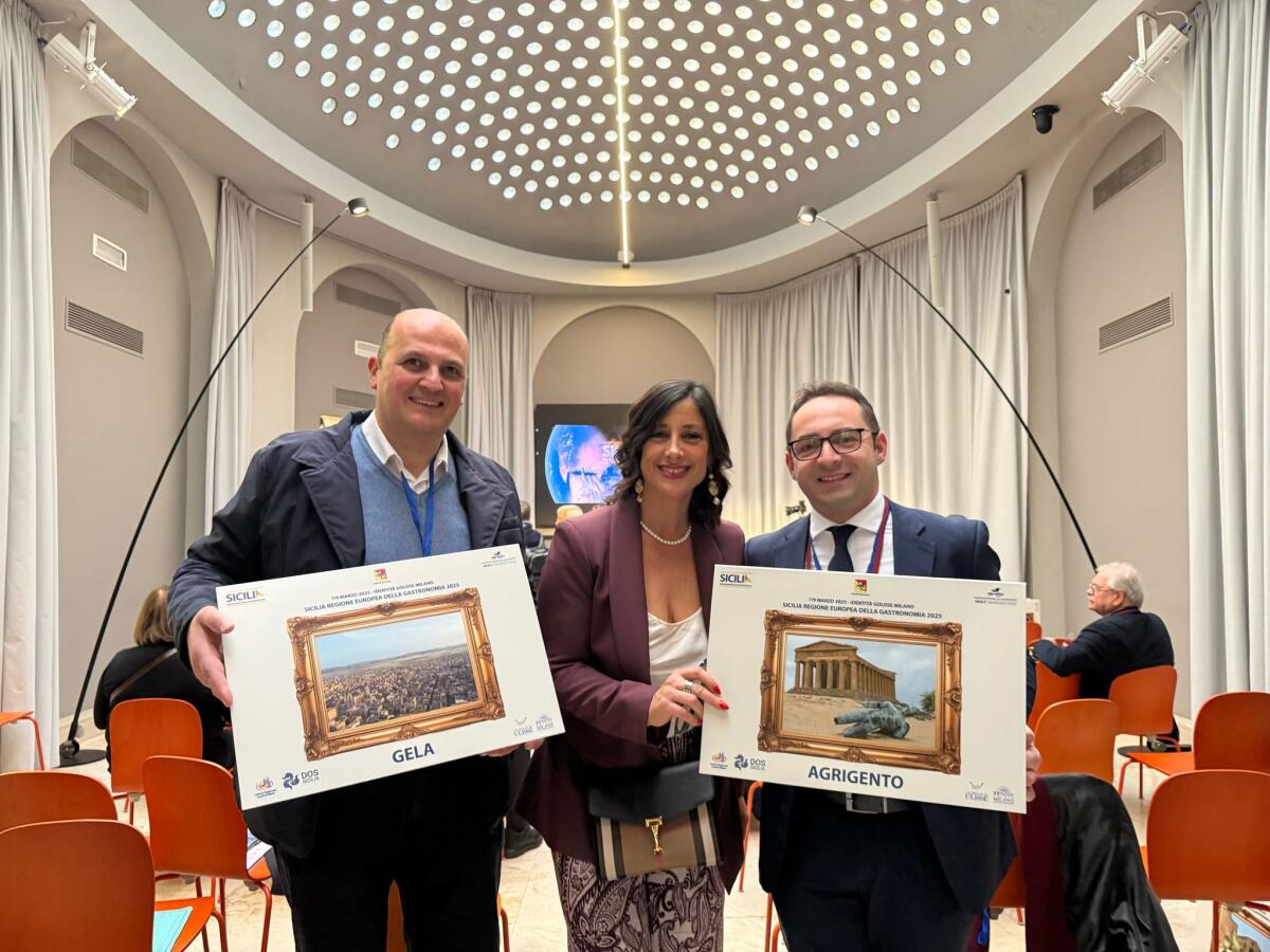 Gela alla presentazione di Sicilia Regione Europea della Gastronomia 2025 - 