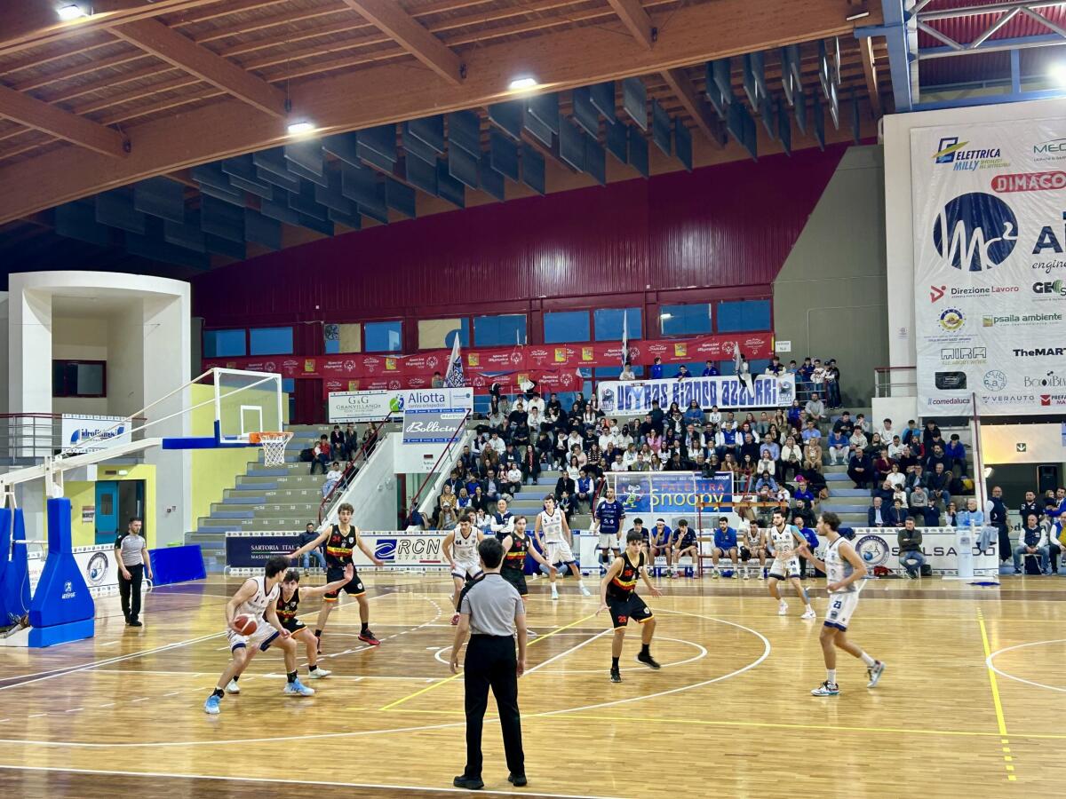 Il Gela basket batte anche Cus Palermo: settima vittoria consecutiva per i biancazzurri - 