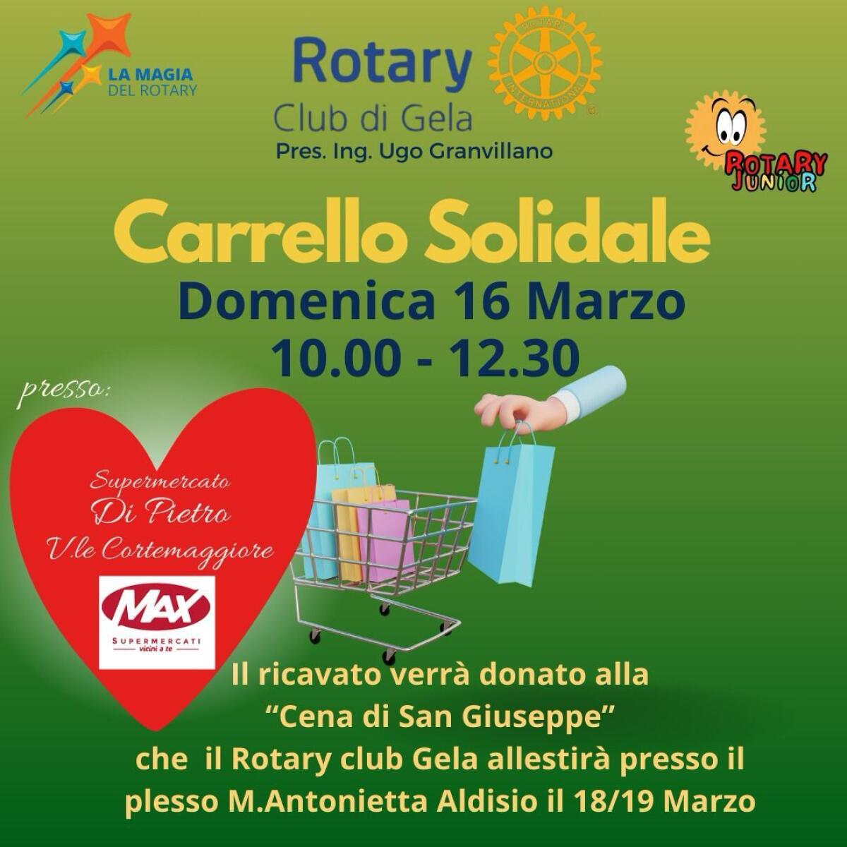 Carrello Solidale del Rotary, domani a Macchitella - 