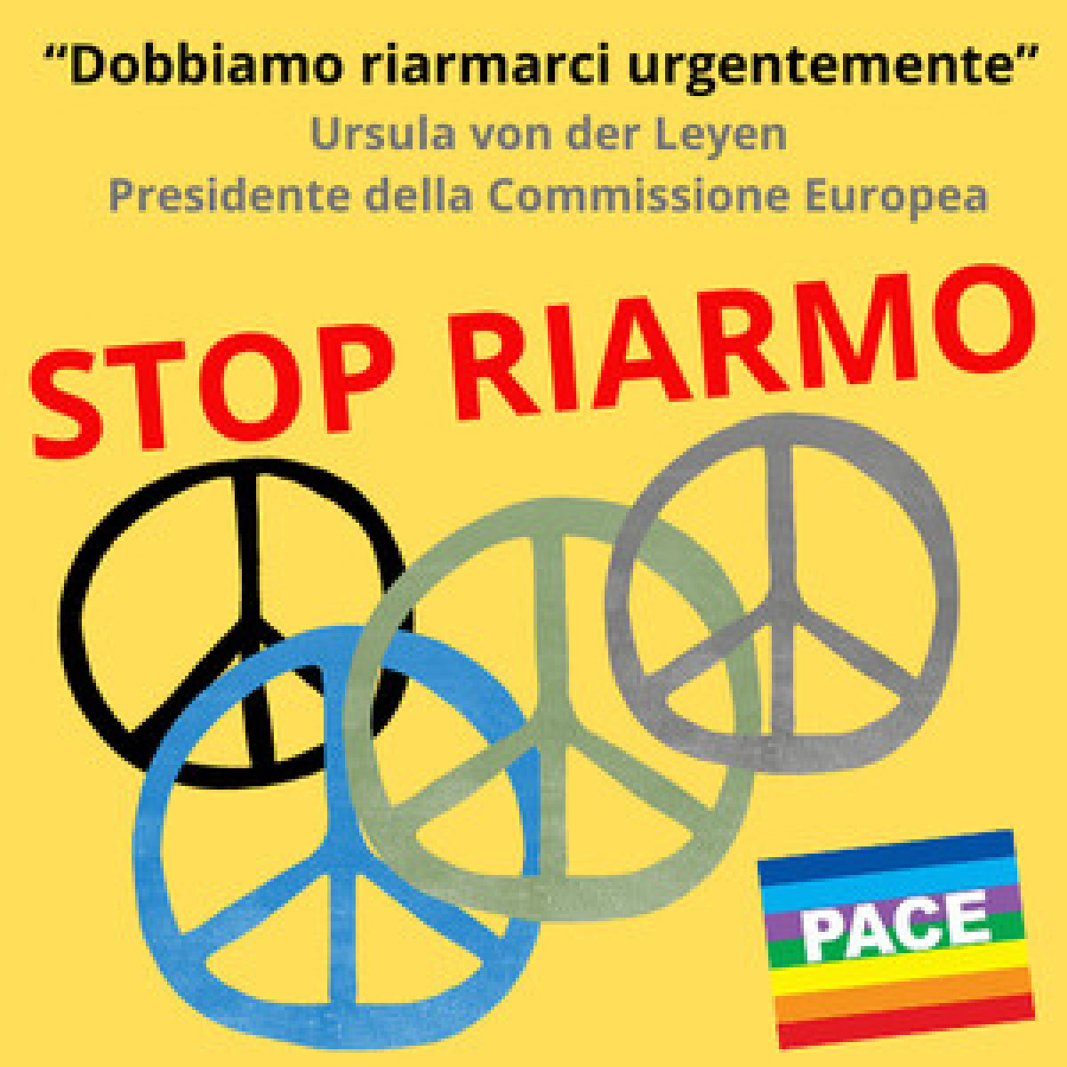 “No alle armi”, mozione M5S all’Ars e pullman dalla Sicilia per la manifestazione di sabato a Roma -