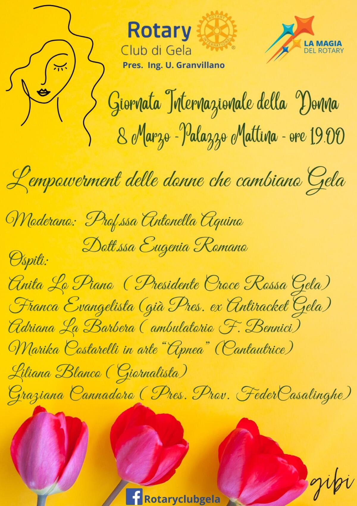 L&#8217;8 marzo del Rotary: &#8220;L&#8217;Empowerment delle Donne che cambiano Gela&#8221; - 