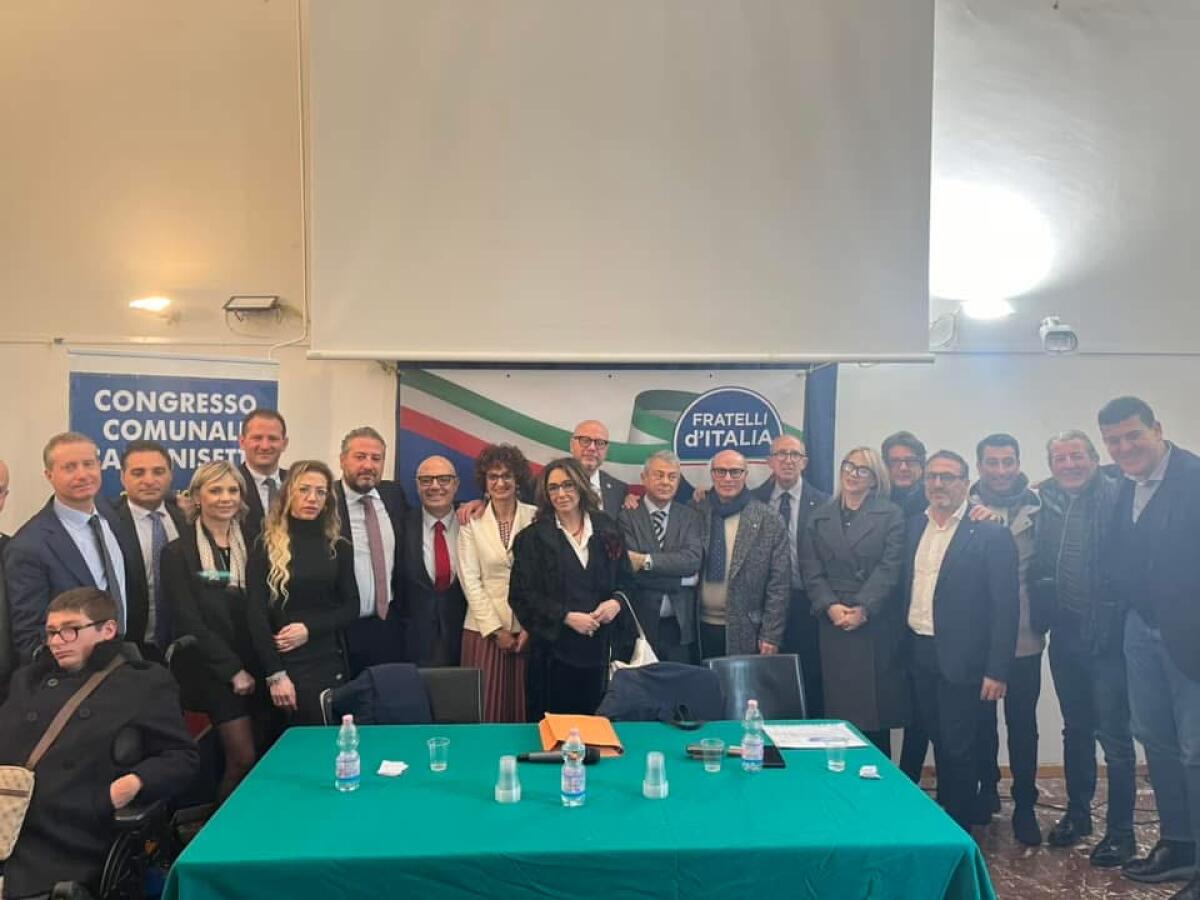 Celebrato il congresso di FdI a Caltanissetta - 