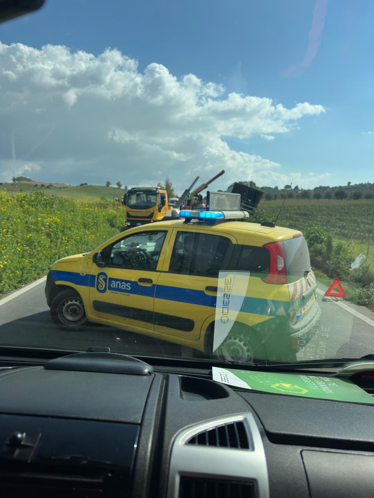 Incidente sulla Ss 115 Gela-Vittoria -