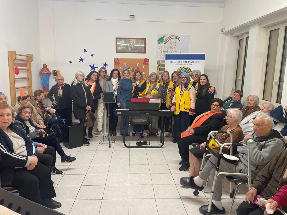 “Chiacchiere&#8230; d&#8217;Amore”, evento del Lions Butera e Terre Federiciane alla casa di riposo “Aldisio” - 