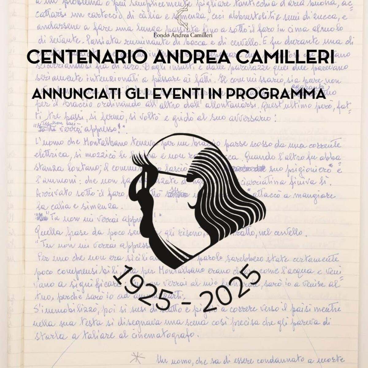 Programma per i cento anni di Cammilleri:ci sarà anche Gela - 