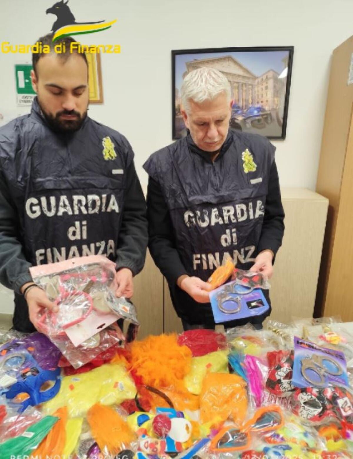 Sequestrati 500 prodotti di Carnevale non sicuri - 