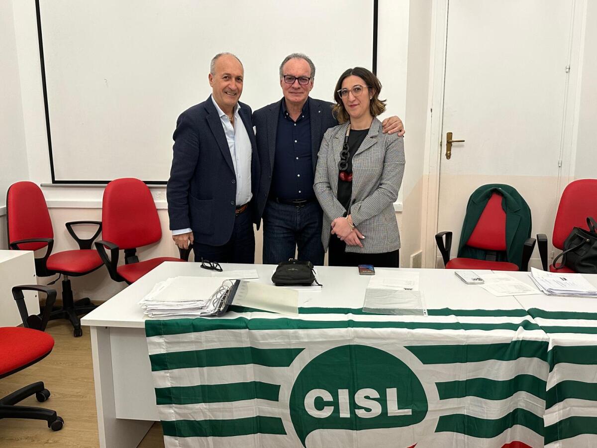 Il dott.Rosario Caci riconfermato segretario provinciale della Cisl medici, il dott.Biundo è il segretario aziendale -