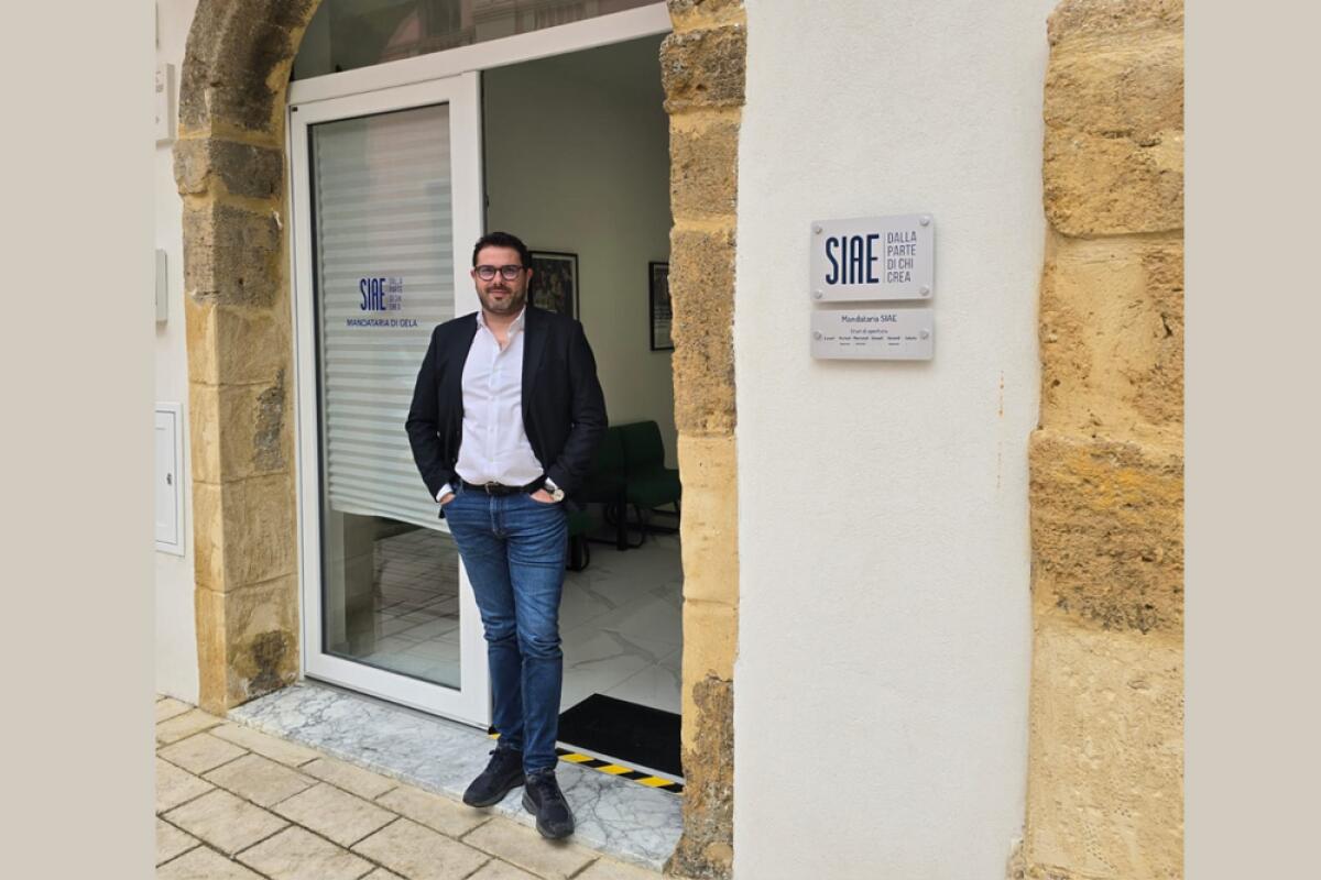 Davide D’Erba nuovo responsabile Siae di Gela -
