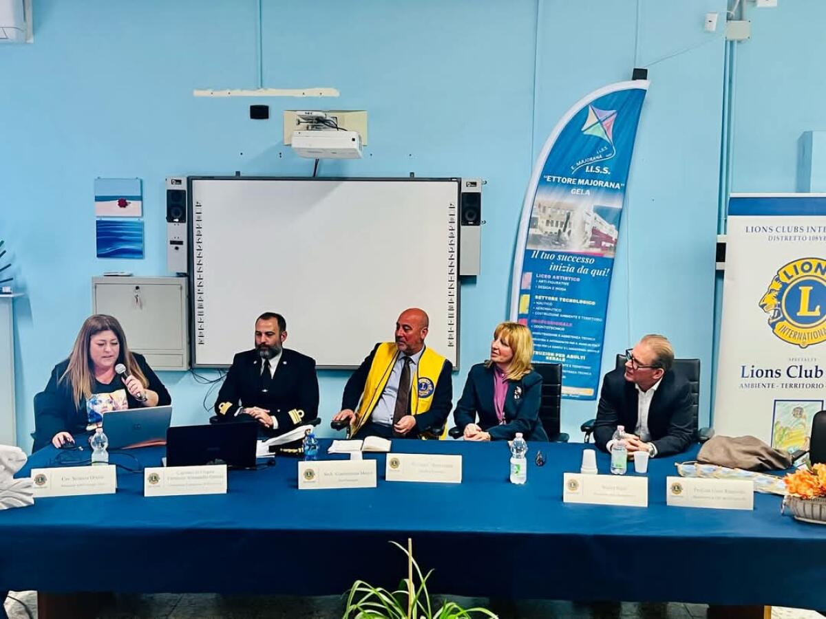 &#8216;Un Mare da Amare&#8217;: il Lions Club Gela ATC al fianco dei giovani per difendere il mare - 
