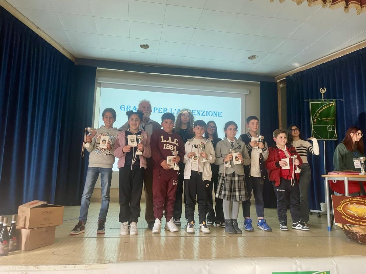 A Gela la finale dei Giochi Matematici del Golfo organizzata dal Circolo “Fibonacci” - 