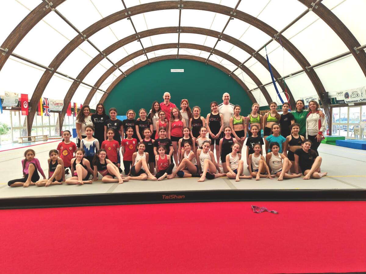 Le ginnaste di Gela al Centro Tecnico Regionale Gaf - 