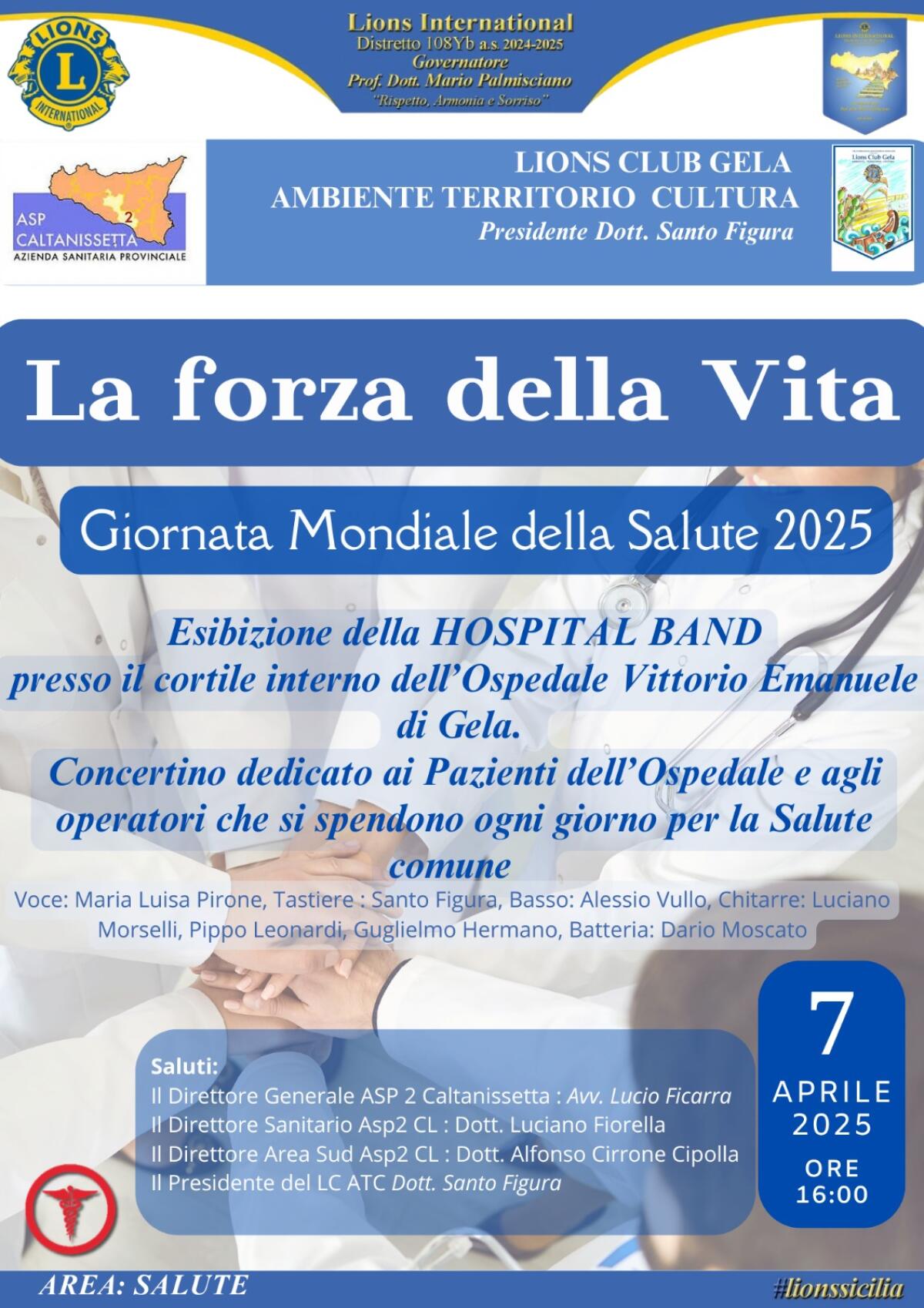 Ospedale in musica con la Hospital band -