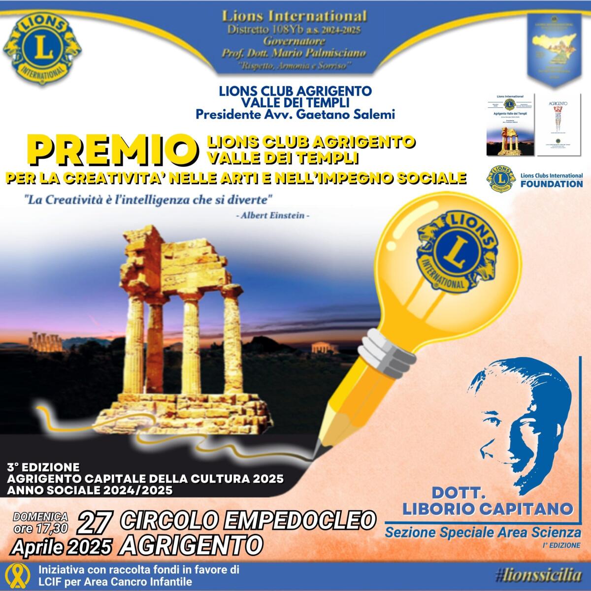 Premio per la Creatività nella Arti e nell’Impegno Sociale - 