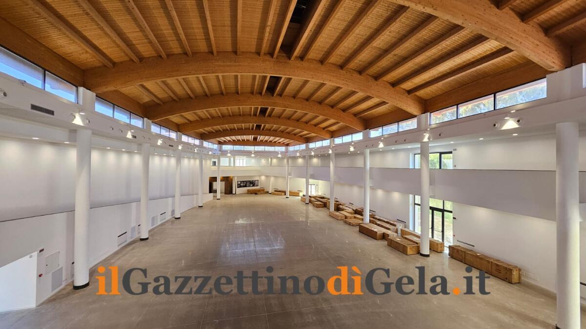 Legni della nave greca a Bosco Littorio in attesa di allestimento - 