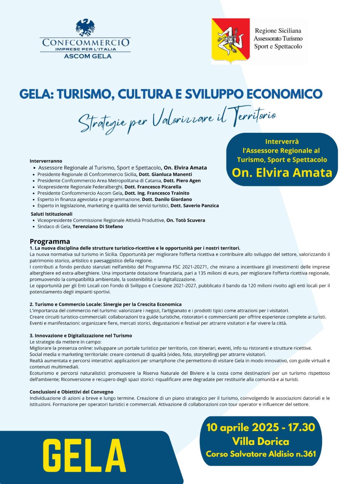 Focus sul turismo a cura della Confcommercio Ascom Gela - 