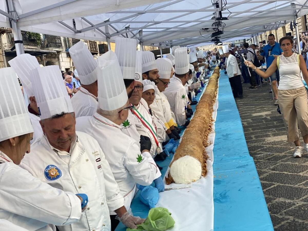 &#8220;Il Cannolo dei Record&#8221; di pasticceri siciliani - 