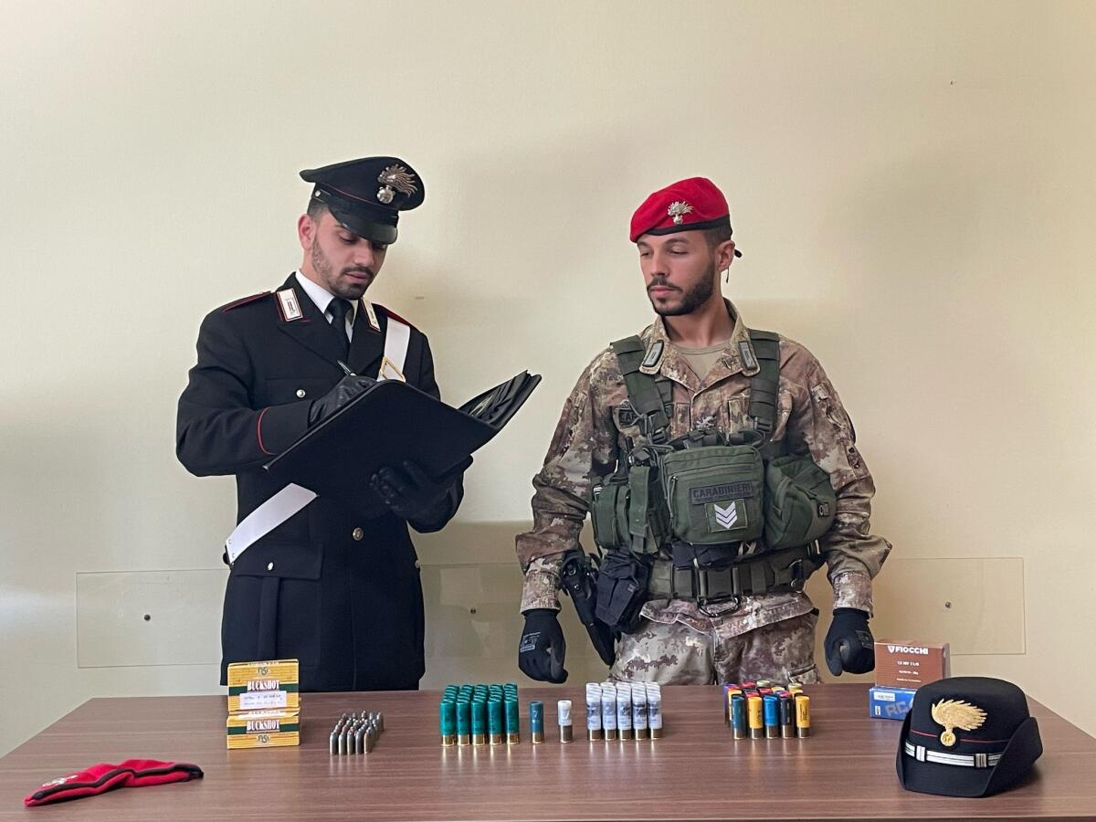 Munizionamento illegale in un casolare a Mazzarino -