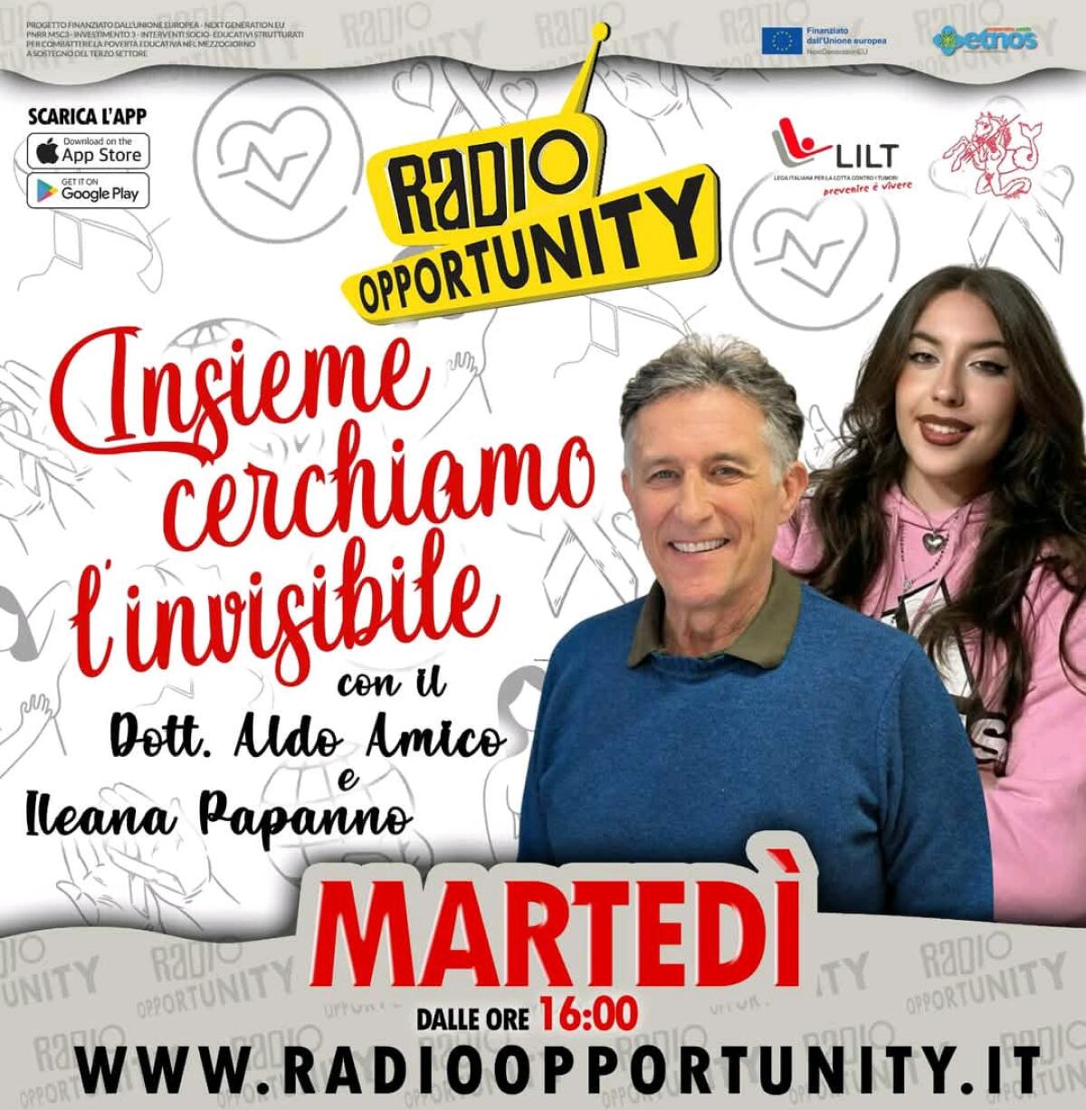 “Insieme cerchiamo l’invisibile” -
