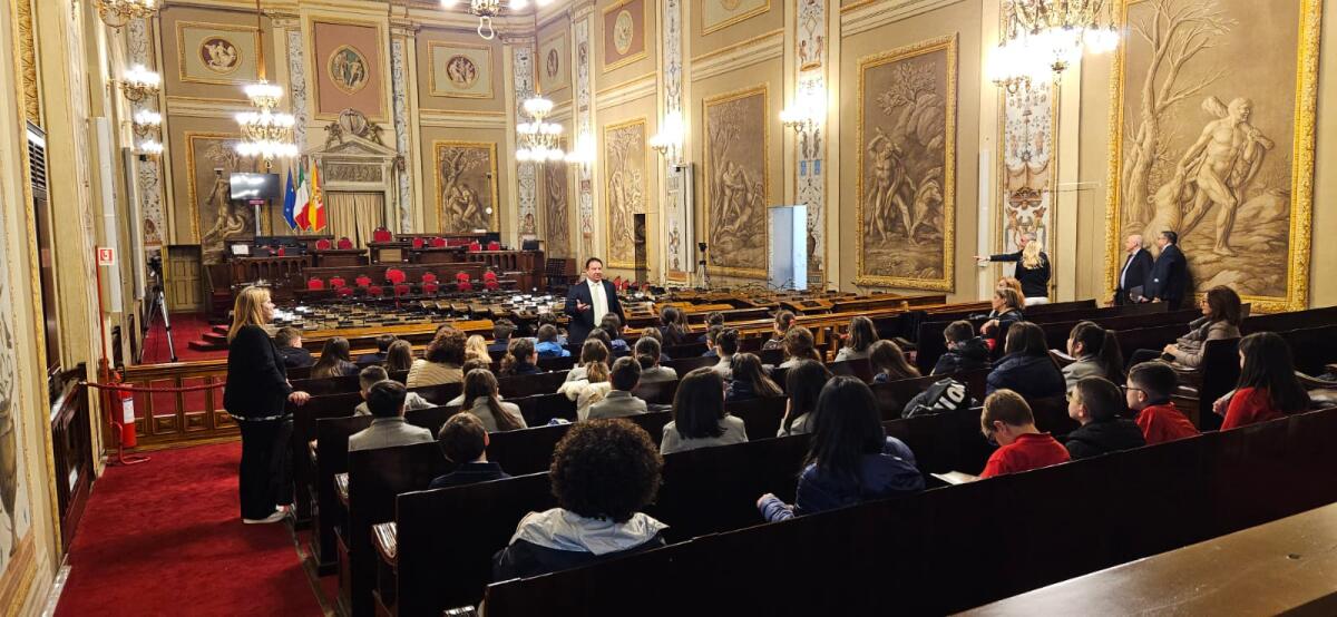 Classi quarte della scuola S.Francesco -Capuana in visita all&#8217;Ars - 