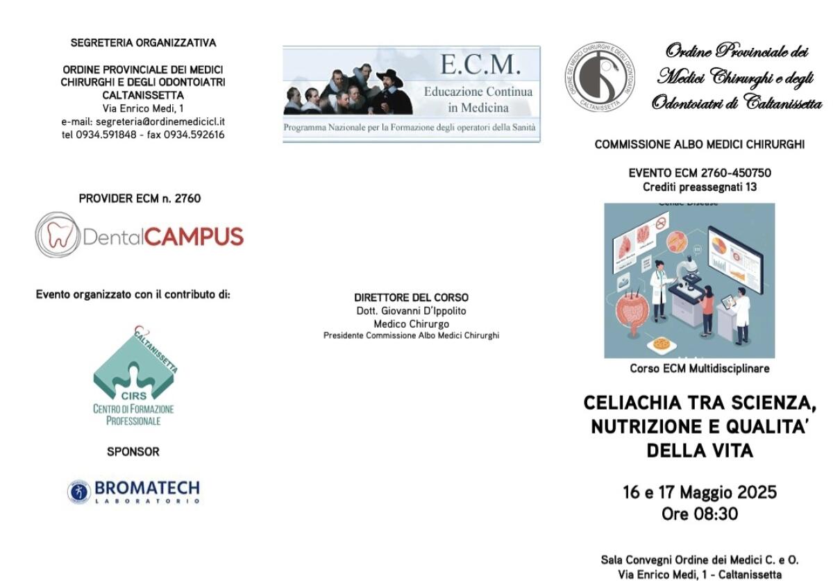 Celiachia tra scienza, nutrizione e qualità della vita -