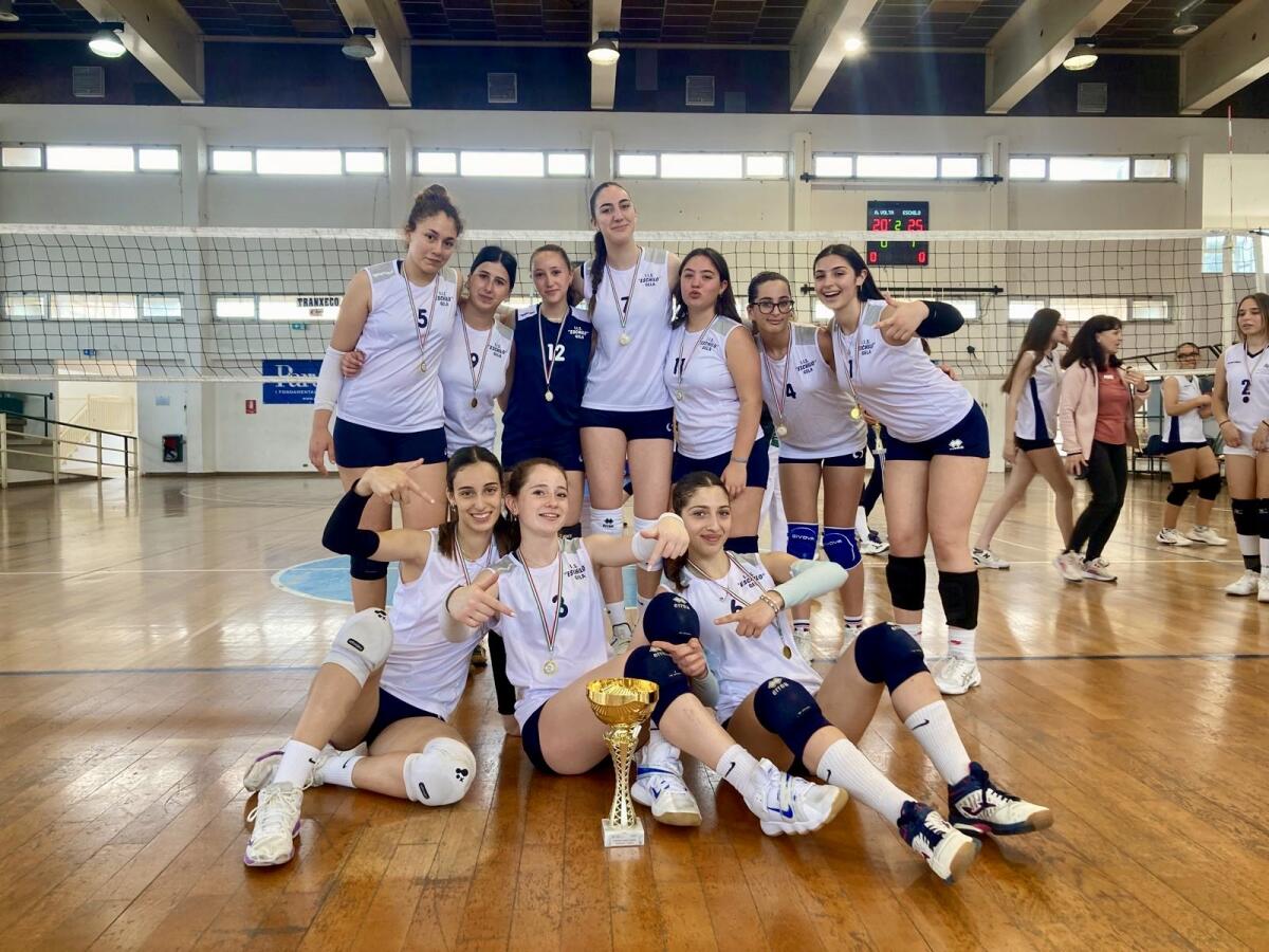 L’istituto “Eschilo” vince per il terzo anno il titolo provinciale nel volley  - 