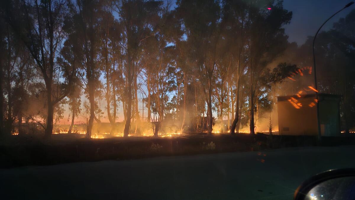 Si lavora ancora a domare le fiamme nella zona industriale.Rogo pure al Biviere - 