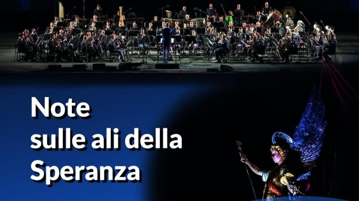 &#8220;Note sulle ali della speranza&#8221;, concerto della banda musicale della Polizia - 